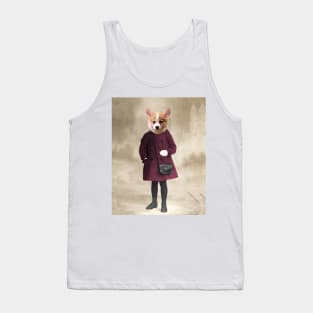 Corgi Girl Tank Top